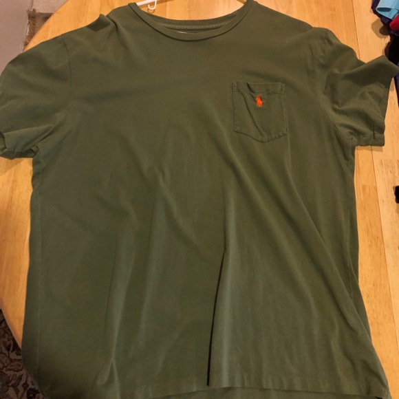 Green Ralph Lauren Shirt w Pocket - Picture 1 of 1